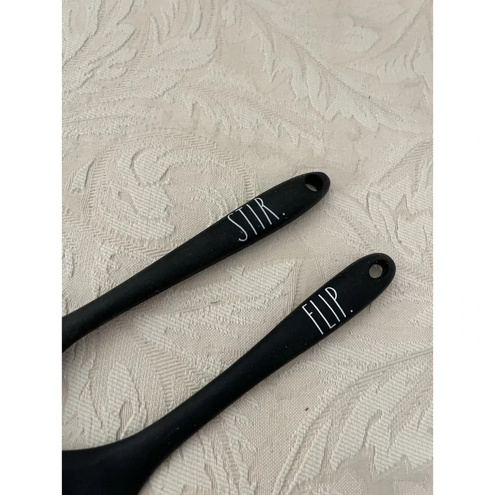 Rae Dunn Mini Kitchen Utensils Lil Dad Kitchen Flip Stir Spatula Turner Spoon 8
